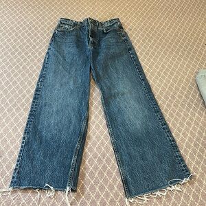 Zara dark denim wash jean size 6